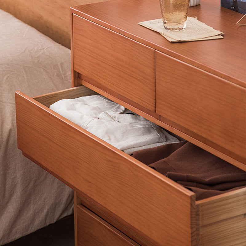 15.74" Wide Modern Accent Chest with 5/6Drawers Wood Rectangle Chest