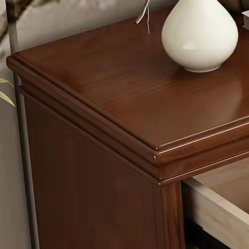 Brown 16.14" Wide Modern Accent Chest Wooden Chest with Drawers