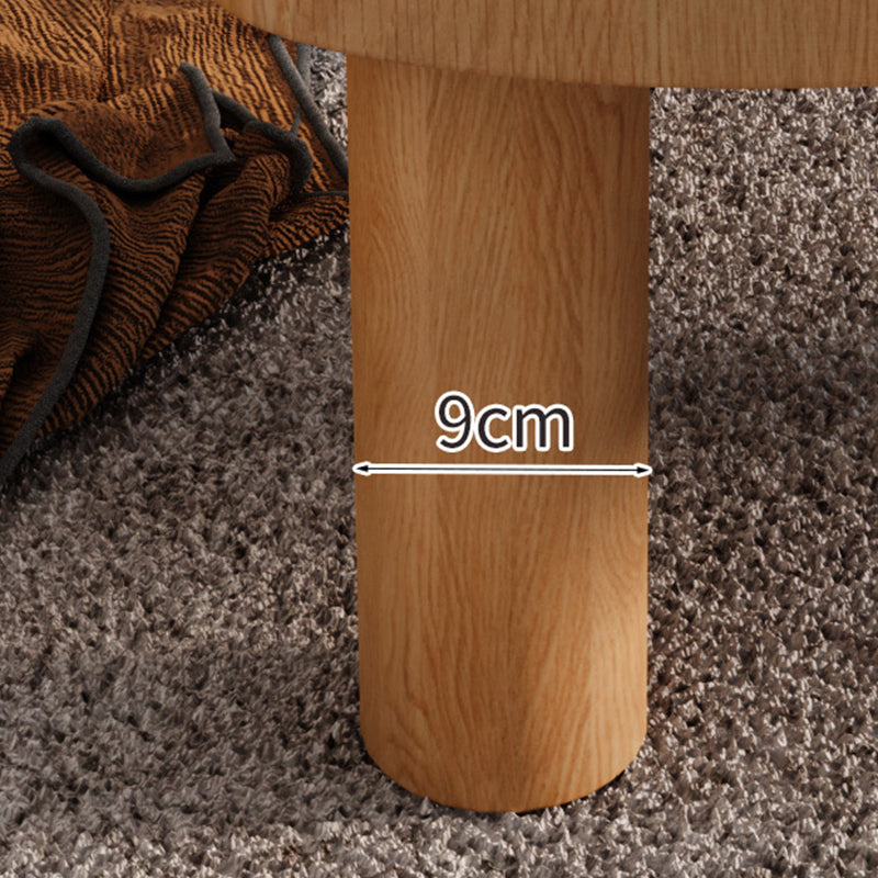 Nordic 3 Legs Cocktail Table Solid Wood Geometric Single Coffee Table