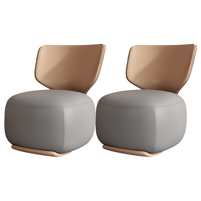 18.11" Wide Armless Chair Accent Chair with Fixed Back for Living Room