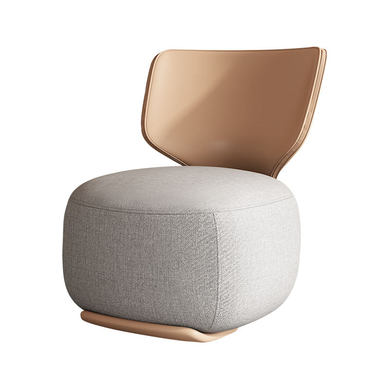 18.11" Wide Armless Chair Accent Chair with Fixed Back for Living Room