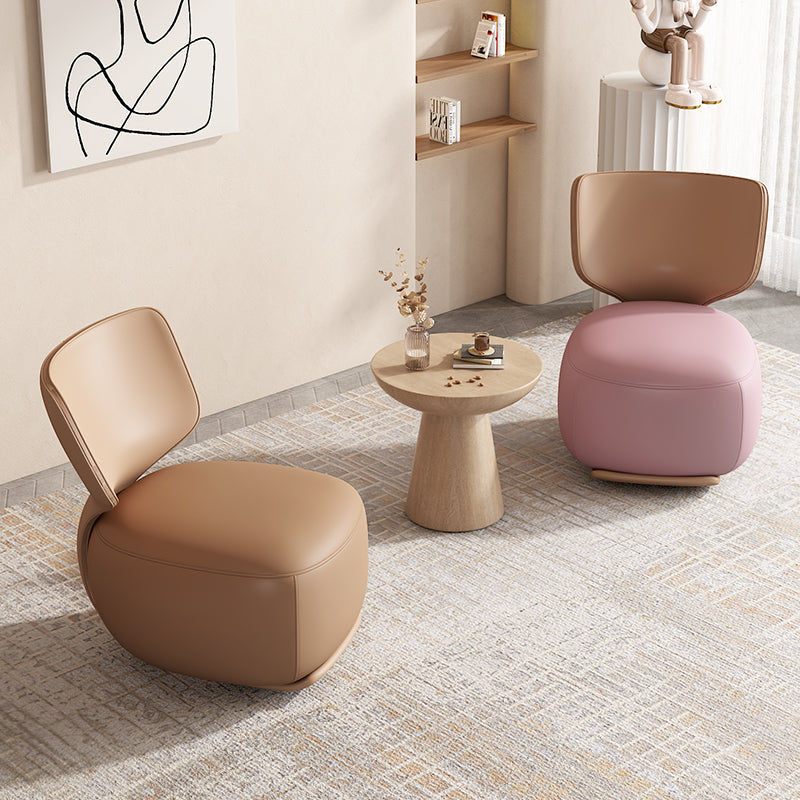 18.11" Wide Armless Chair Accent Chair with Fixed Back for Living Room