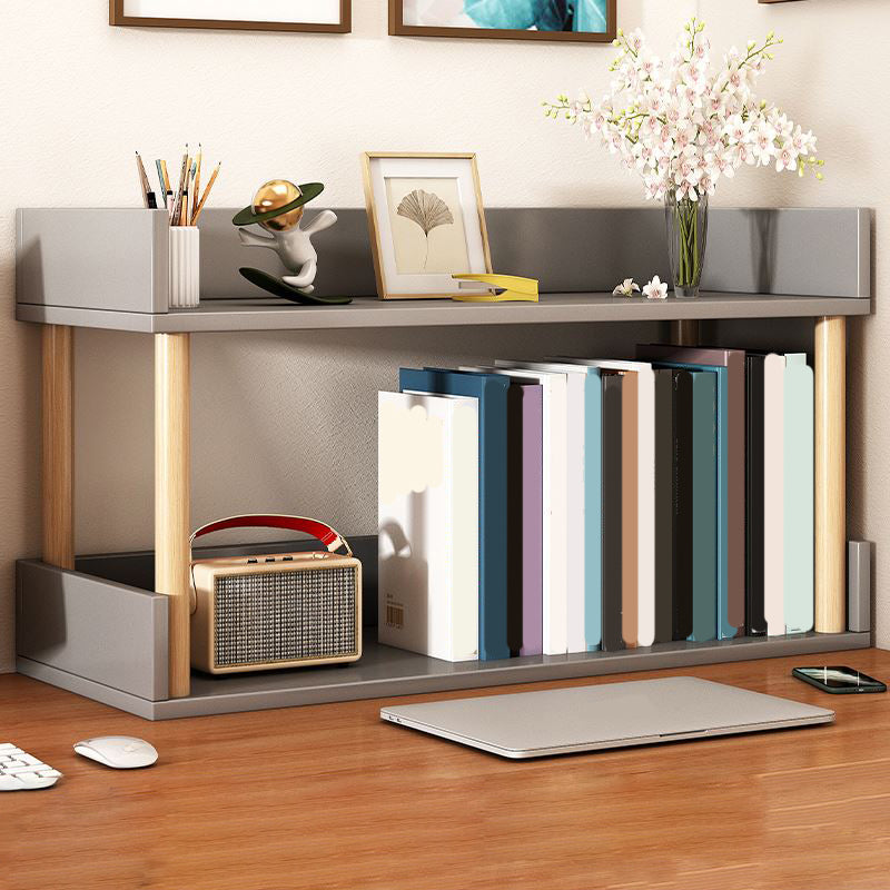 Modern Wooden Bookcase Open Storage Bookshelf with and Shelves