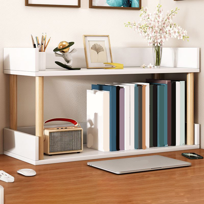 Modern Wooden Bookcase Open Storage Bookshelf with and Shelves