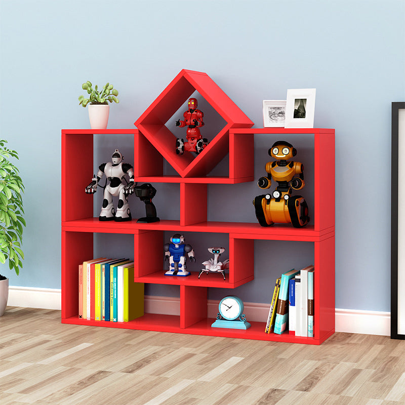 Open Bookcase Bookshelf 7.9" Wide Engineered Wood Bookcase for Office