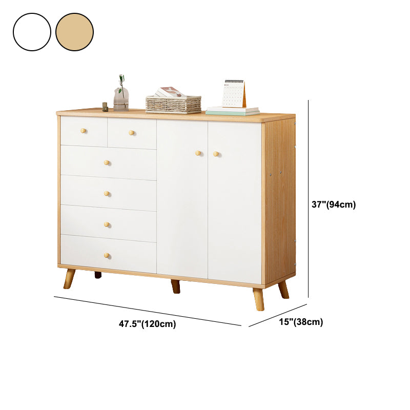 Contemporary Storage Chest Wooden Storage Chest for Bedroom 14.9" Wide