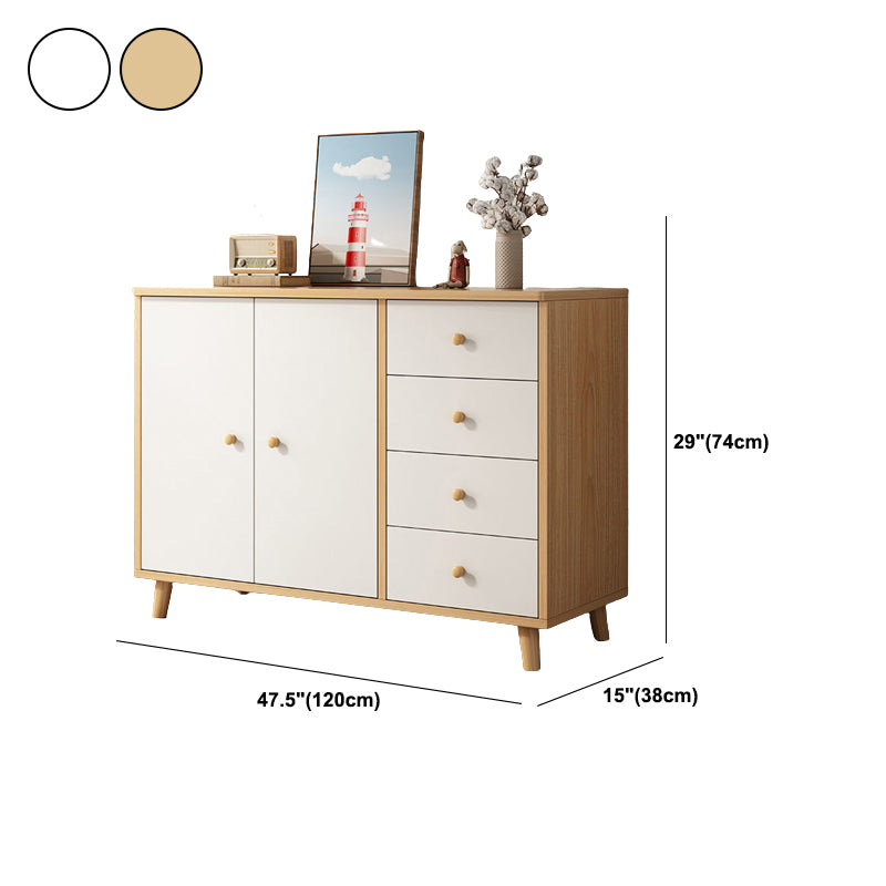 Contemporary Storage Chest Wooden Storage Chest for Bedroom 14.9" Wide