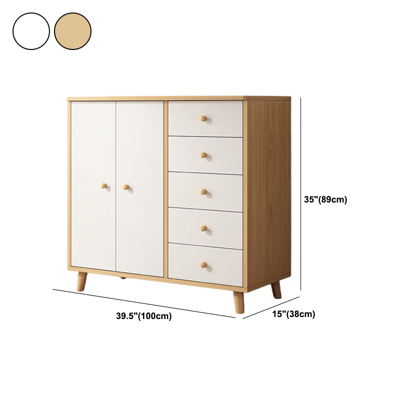 Contemporary Storage Chest Wooden Storage Chest for Bedroom 14.9" Wide