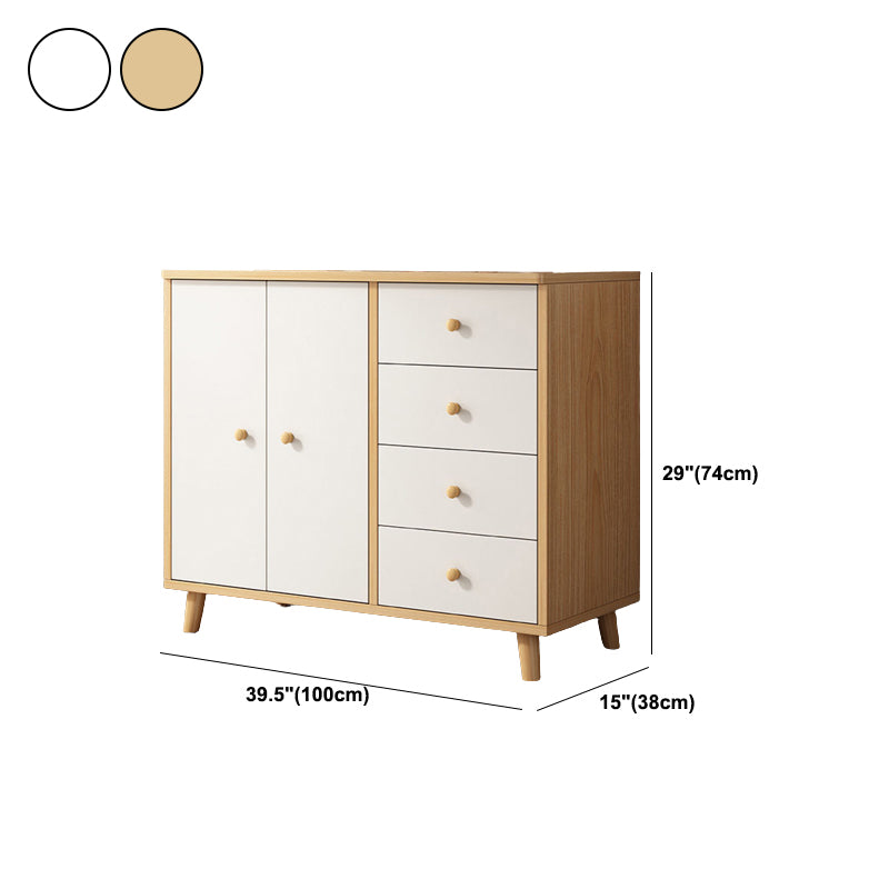 Contemporary Storage Chest Wooden Storage Chest for Bedroom 14.9" Wide