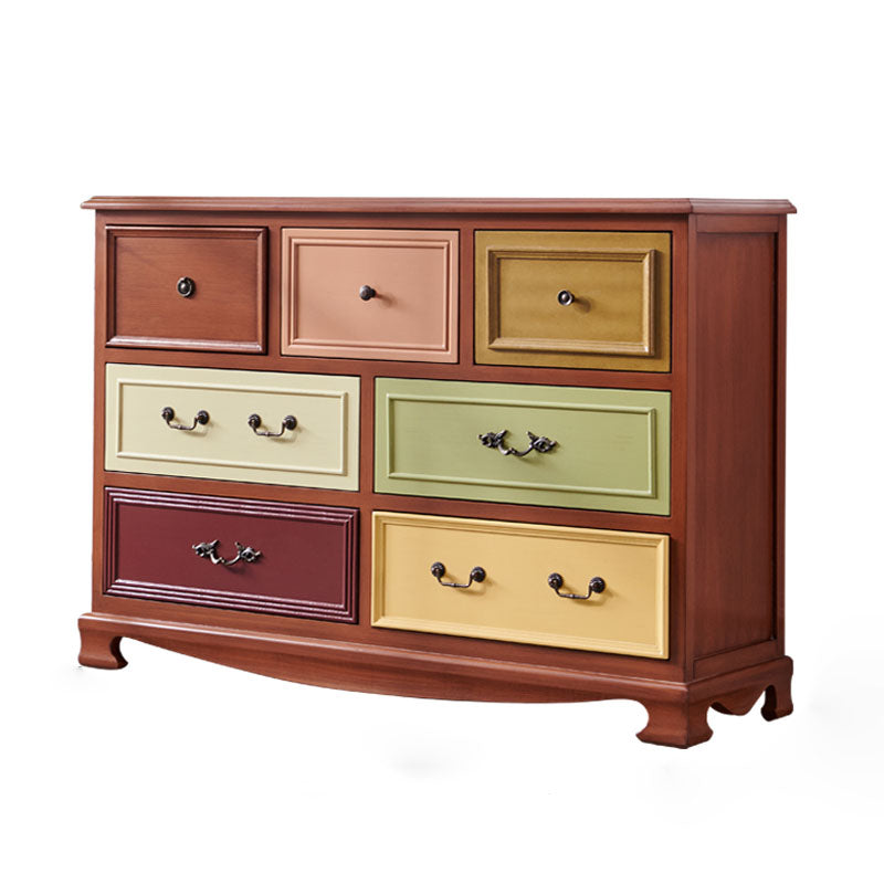 Nautical Bedroom Chest Wooden 16" Wide Storage Chest with Drawers