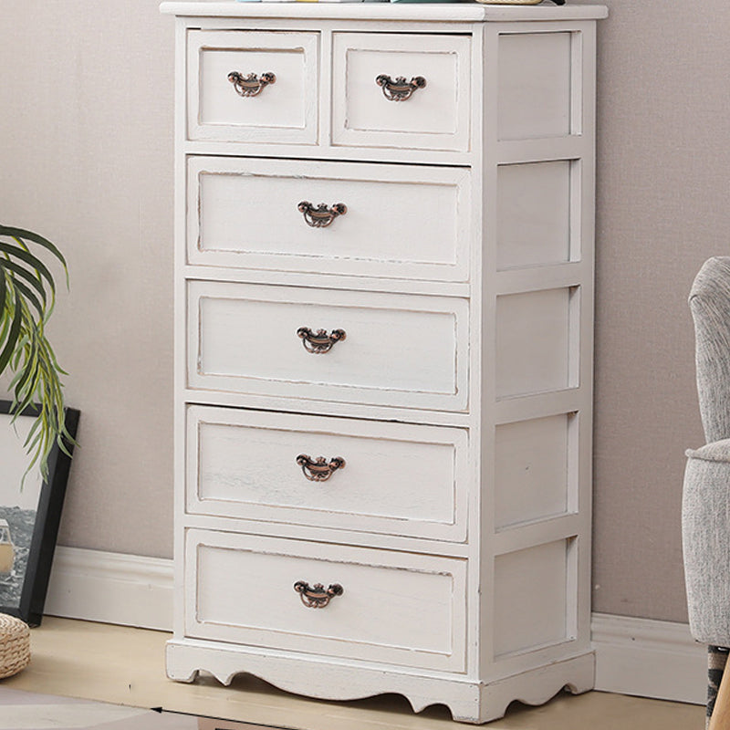 Nautical Bedroom Vertical Storage Chest Wooden Chest with Drawers