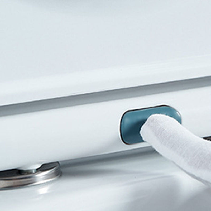 Siphon Jet Round Toilet Mini Indoor Flush Toilet for Washroom