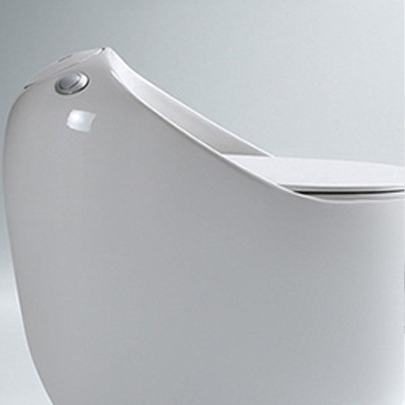 Siphon Jet Round Toilet Mini Indoor Flush Toilet for Washroom