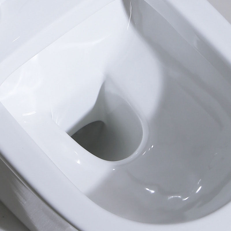 High Efficiency Flush Toilet Elongated Wall Mount Household Small Toilet Seat Included