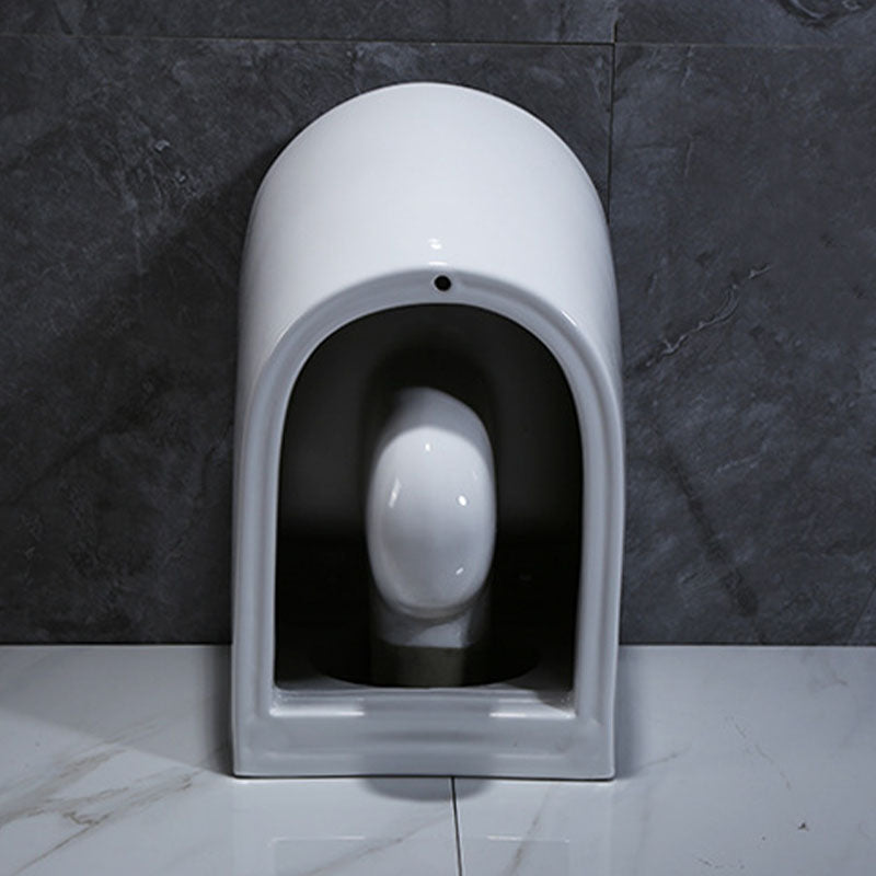 High Efficiency Flush Toilet Elongated Wall Mount Household Small Toilet Seat Included