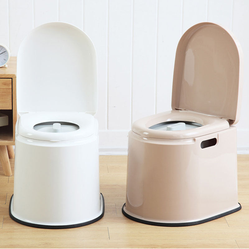 Modern Flush Toilet Plastic Round Floor Mount Urine Toilet for Bathroom