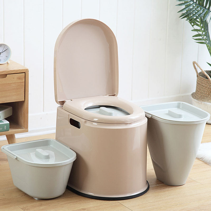 Modern Flush Toilet Plastic Round Floor Mount Urine Toilet for Bathroom