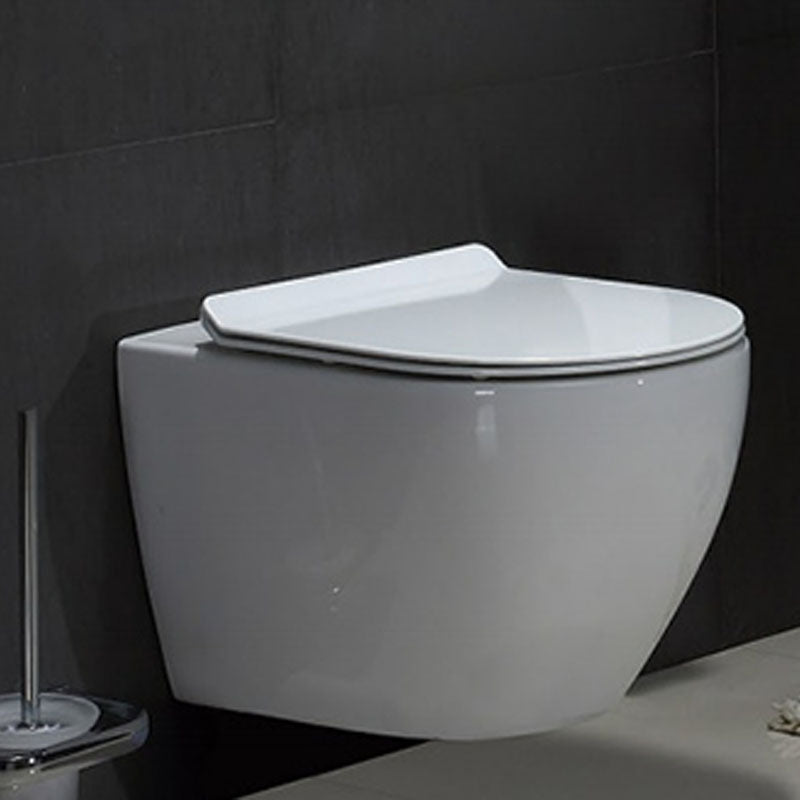 Small Apartment All-mounted Toilet Concealed Tank Toilet with Slow Close Seat