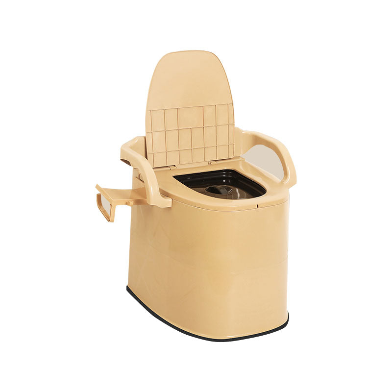 Modern Plastic Toilet Floor Mounted Toilet Bowl with Toilet Seat for Bathroom