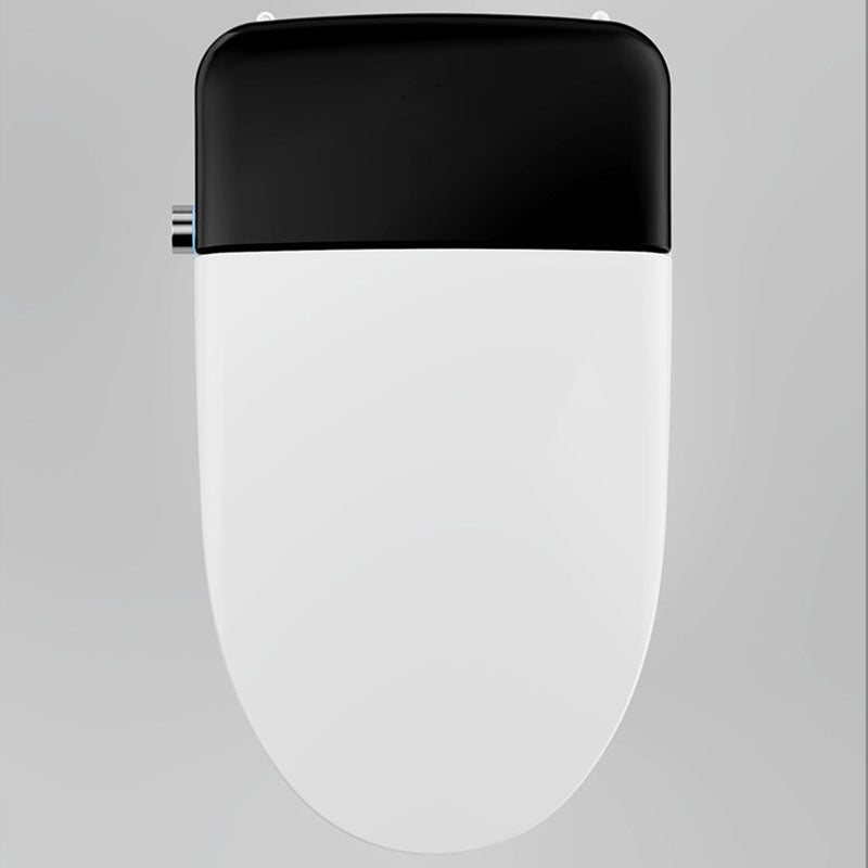 Modern Concealed Toilet Bowl All-In-One White Toilet with Seat for Bathroom