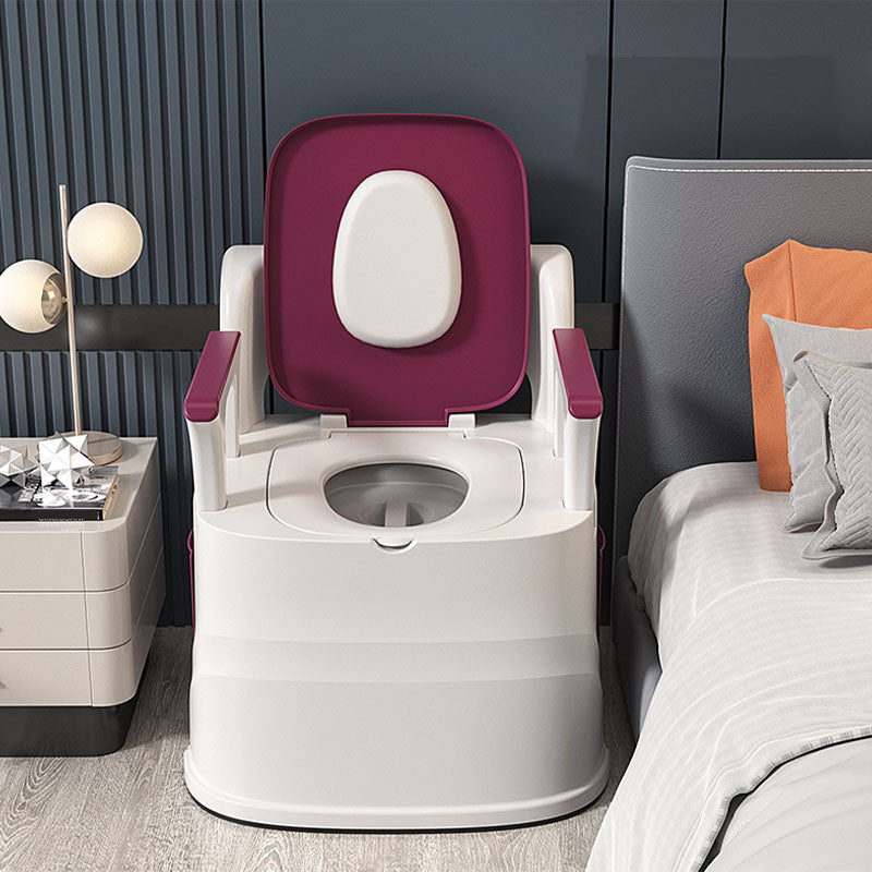 Removable Plastic Toilet Folding Armrest Flush Toilet for The Elderly and Pregnant Women