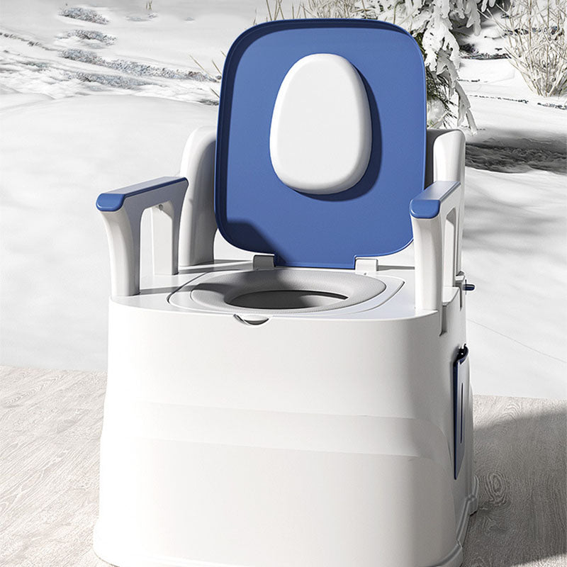 Removable Plastic Toilet Folding Armrest Flush Toilet for The Elderly and Pregnant Women