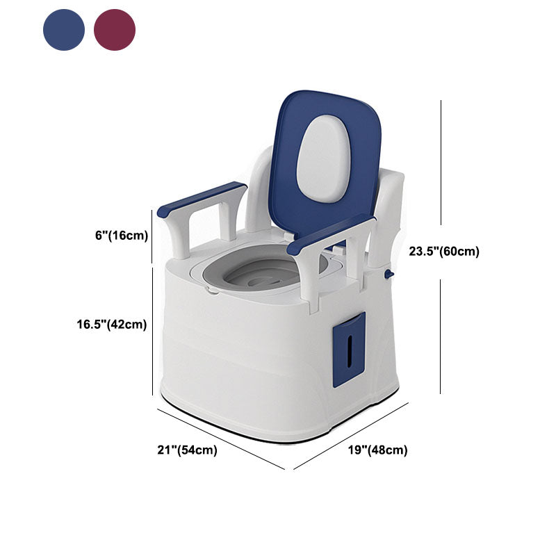 Removable Plastic Toilet Folding Armrest Flush Toilet for The Elderly and Pregnant Women