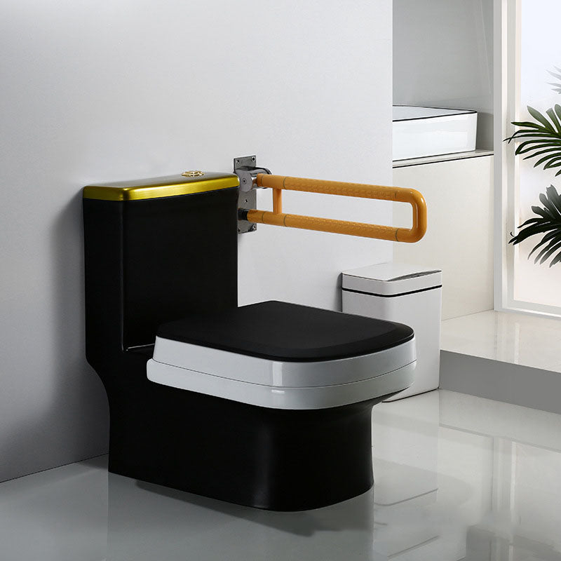 Siphon Jet Toilet Water Efficient Compact Toilet with Ceramic Glazed Surface