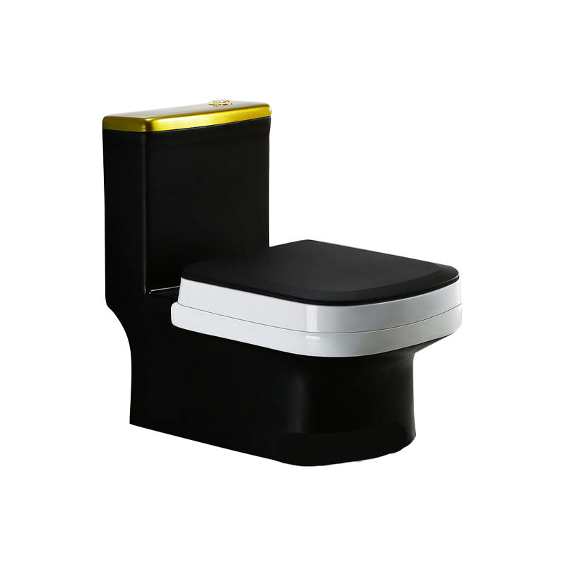Siphon Jet Toilet Water Efficient Compact Toilet with Ceramic Glazed Surface