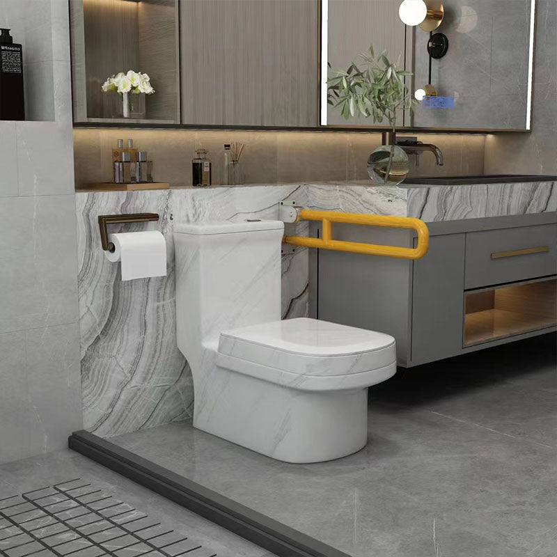 Siphon Jet Toilet Water Efficient Compact Toilet with Ceramic Glazed Surface