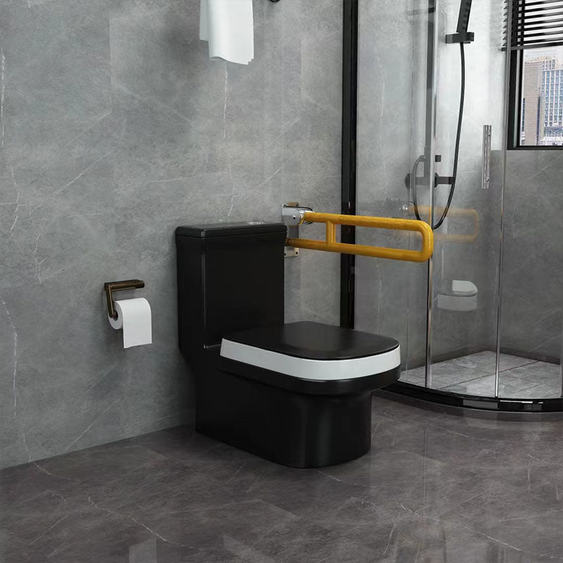 Siphon Jet Toilet Water Efficient Compact Toilet with Ceramic Glazed Surface