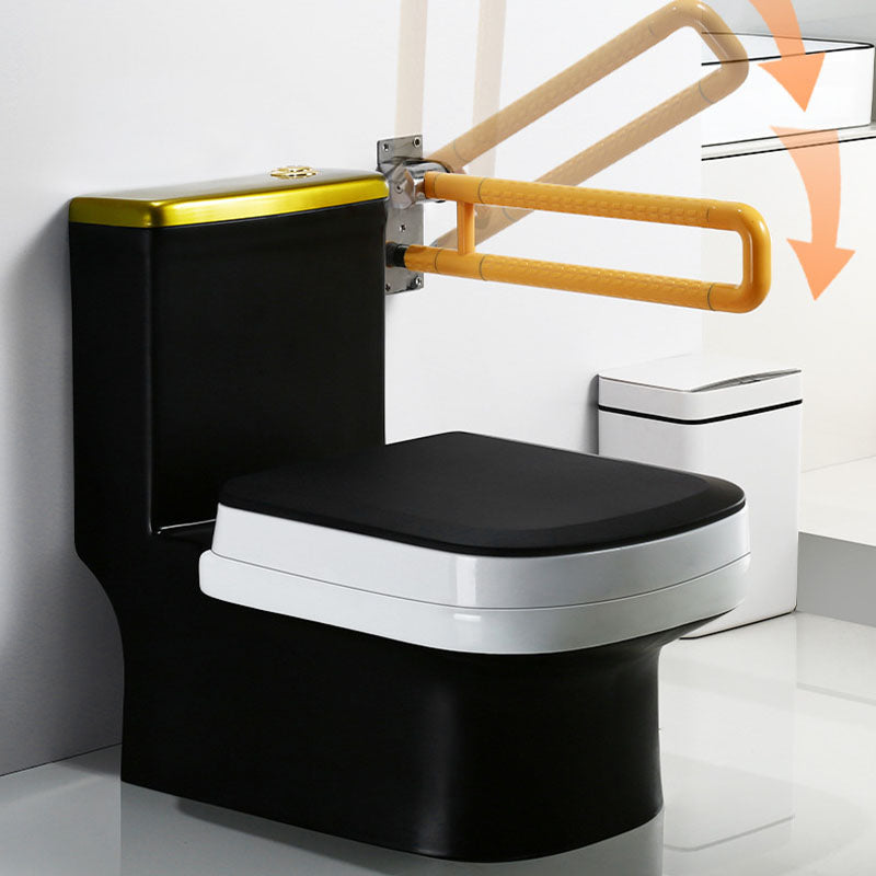 Siphon Jet Toilet Water Efficient Compact Toilet with Ceramic Glazed Surface