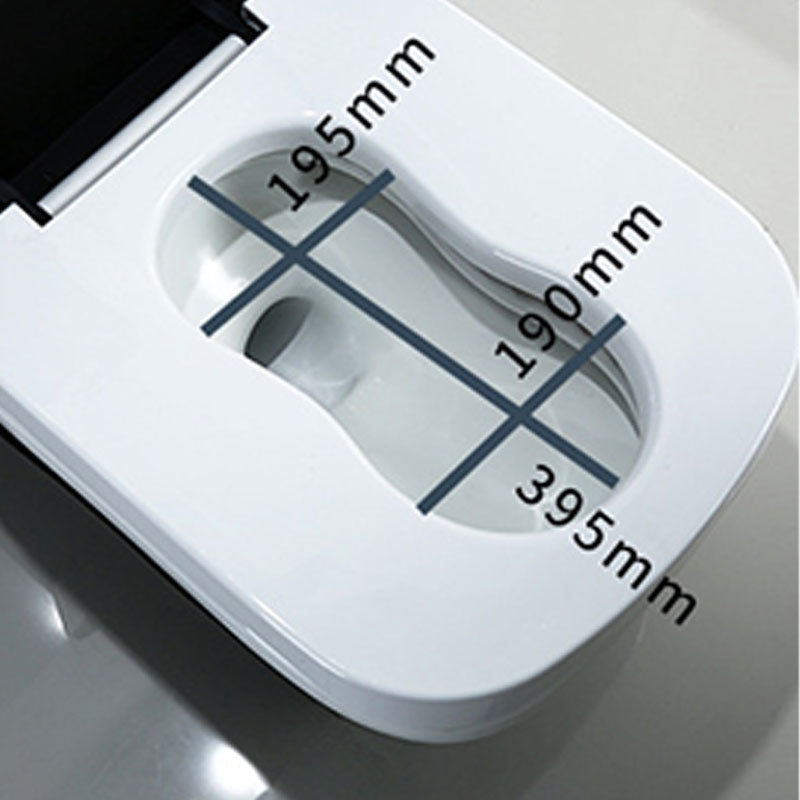 Siphon Jet Toilet Water Efficient Compact Toilet with Ceramic Glazed Surface