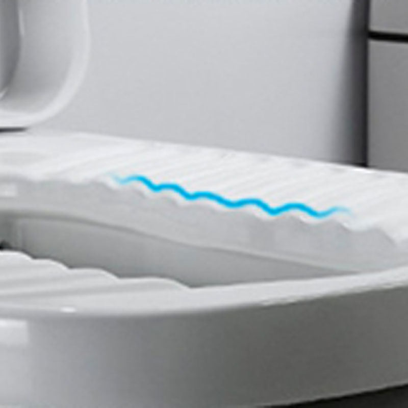 Siphon Jet Toilet Water Efficient Compact Toilet with Ceramic Glazed Surface