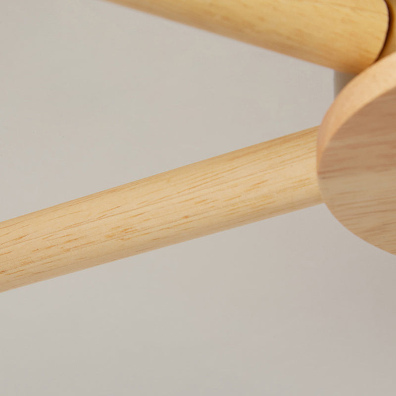 Glass Bowl Shape Flush Ceiling Light Modern Multi Lights Flush Light Fixtures in Brown