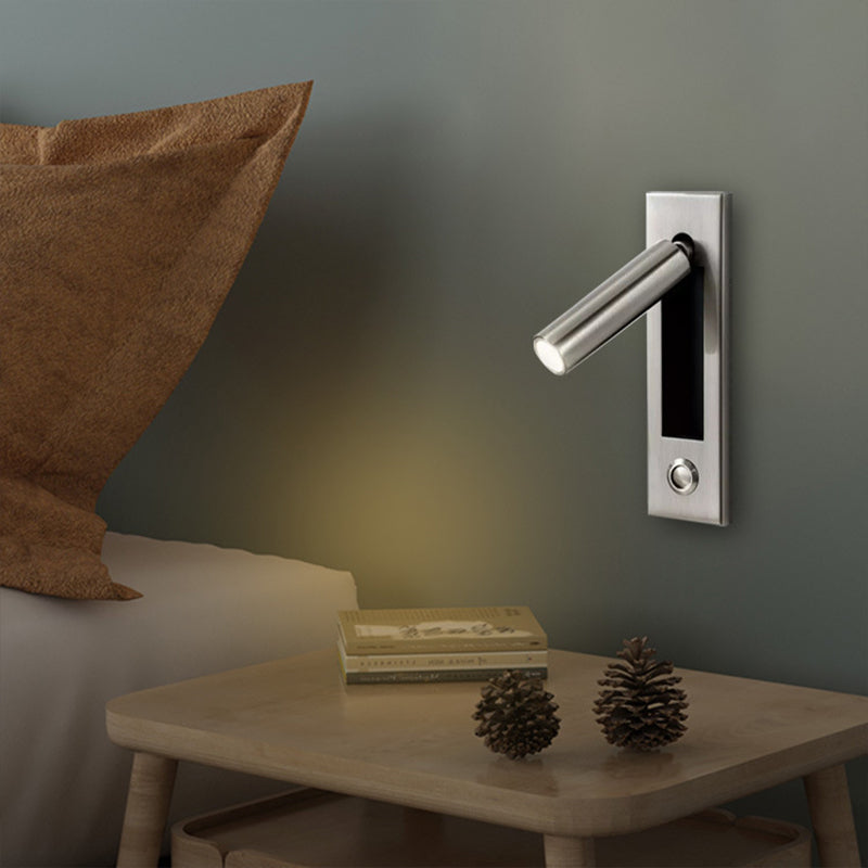 Modern Style Reading Wall Light Shape Wall Sconce Metal 1 Sconce Light for Bedroom
