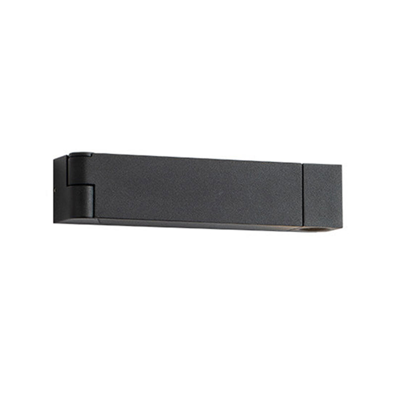 1 Light Square Flush Mount Wall Sconce Contemporary Metal Wall Light Sconces