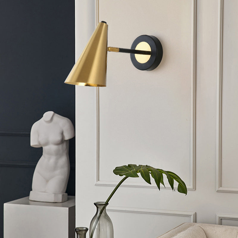 Cylinder Wall Light Sconces Modern Metal 1 Light Wall Mounted Lamp for Bedroom