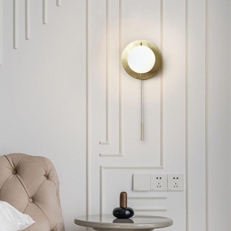 1 Light Unique Shape Wall Light Sconce Modern Metal Wall Light Fixture for Living Room