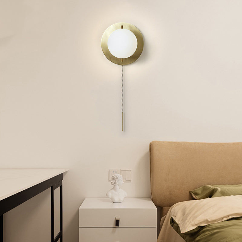 1 Light Unique Shape Wall Light Sconce Modern Metal Wall Light Fixture for Living Room