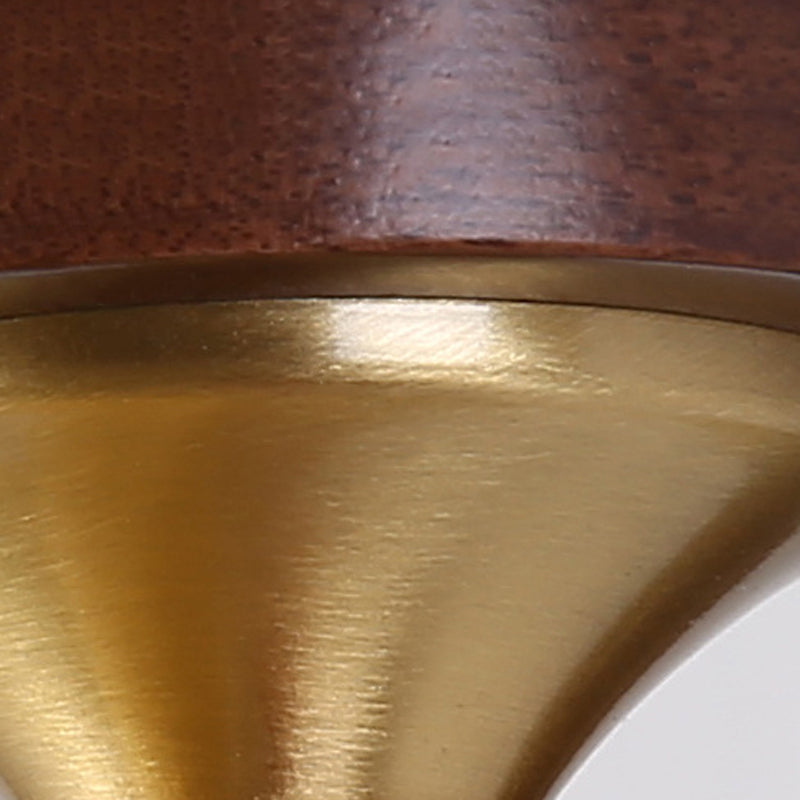 1 Light Wall Sconce Lighting Modern Wood Wall Light Fixture for Dining Room