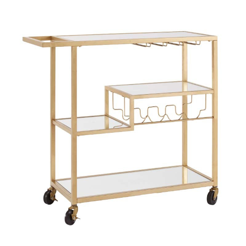 34.65" High Contemporary Rectangle Prep Table Rolling Metal Prep Table for Kitchen