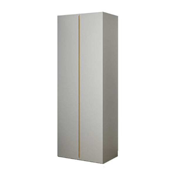 White Wooden Wardrobe Cloth Rod Included Wardrobe Closet for Home