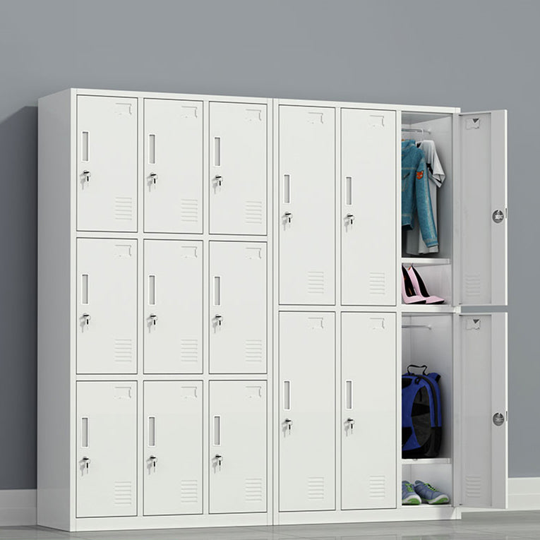 White Hinged Wardrobe Cabinet Contemporary Steel Wardrobe Armoire