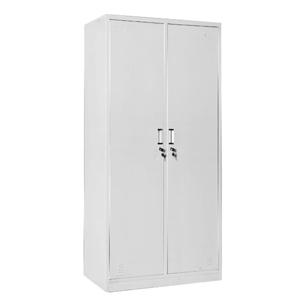 White Hinged Wardrobe Cabinet Contemporary Steel Wardrobe Armoire