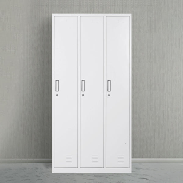 White Hinged Wardrobe Cabinet Contemporary Steel Wardrobe Armoire