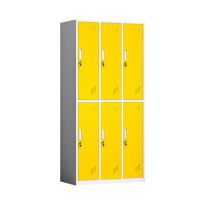 Contemporary Steel Storage Cabinet Non-Hanging Wardrobe Armoire