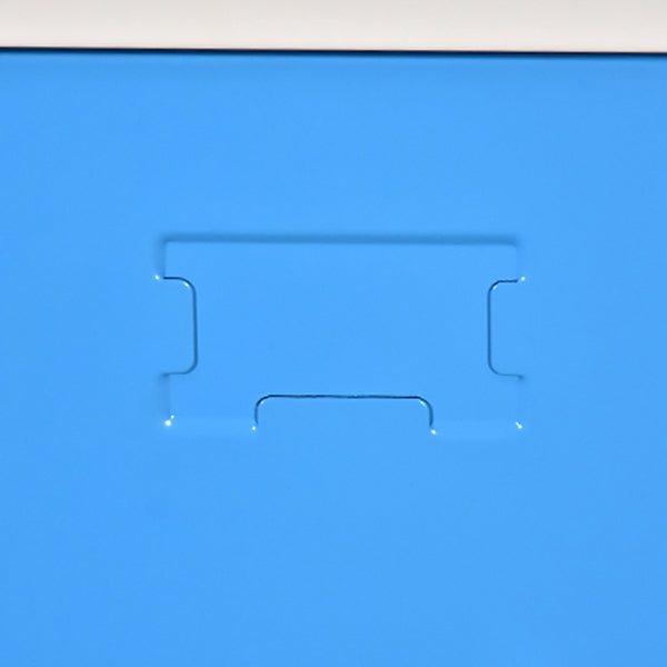 Contemporary Steel Storage Cabinet Non-Hanging Wardrobe Armoire