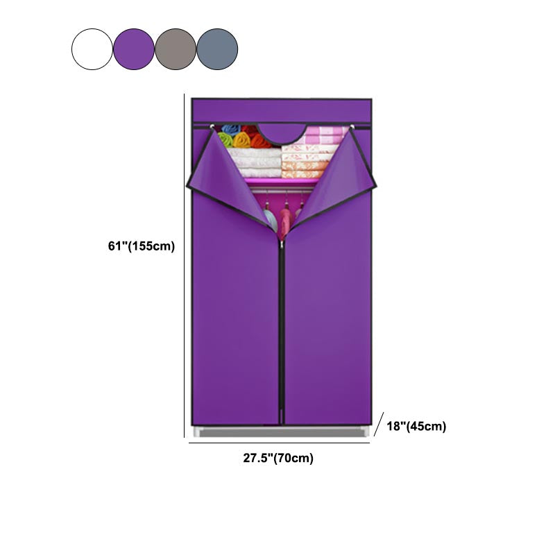 Contemporary Storage Cabinet with Metal Frame Matte Finish Cabinet for Bedroom