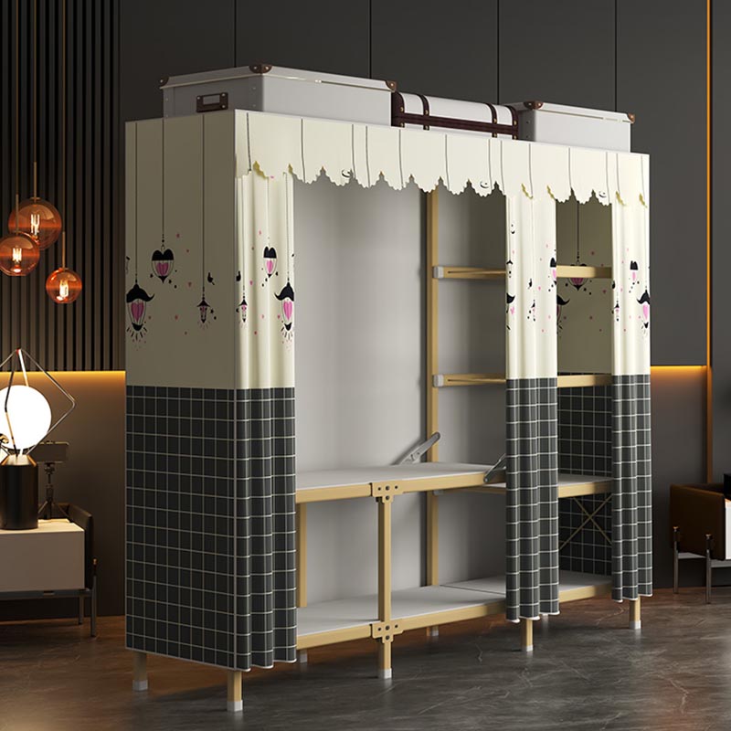 Metal Modern Cabinet for Bedroom Matte Finish Storage Cabinet